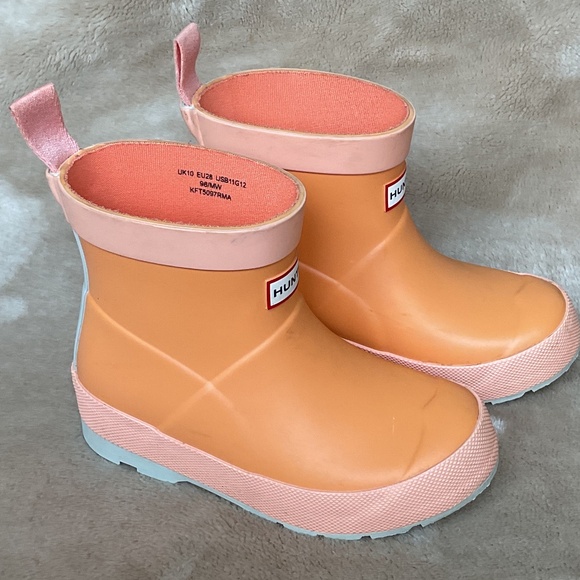 Hunter Play Short Kids Boots Size 12 orange - Picture 4 of 8